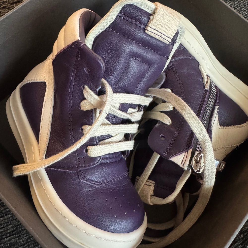Purple and white rick Owens